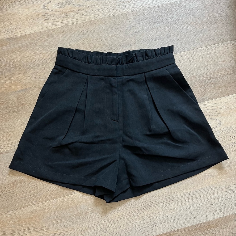 Black dress shorts